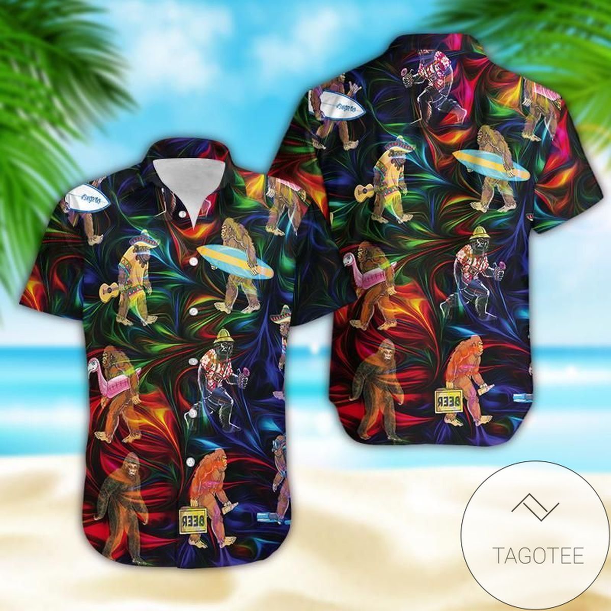 Hawaiian Aloha Shirts Christmas With Husky