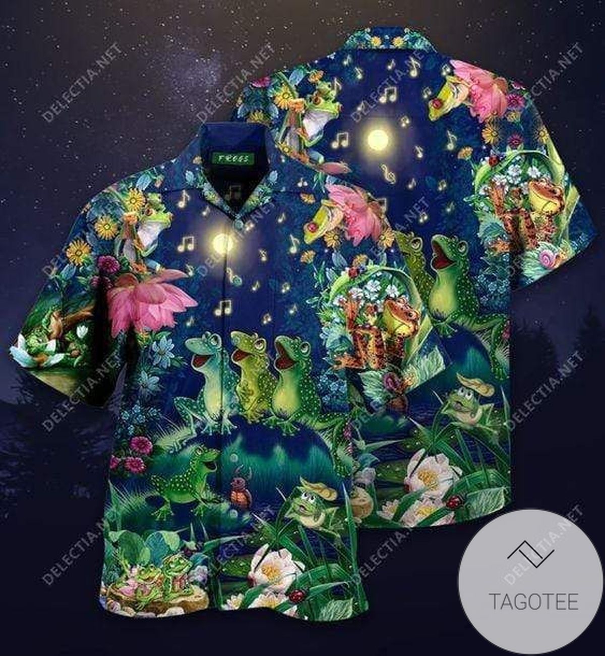 Hawaiian Aloha Shirts Frenchie Sleigh Christmas