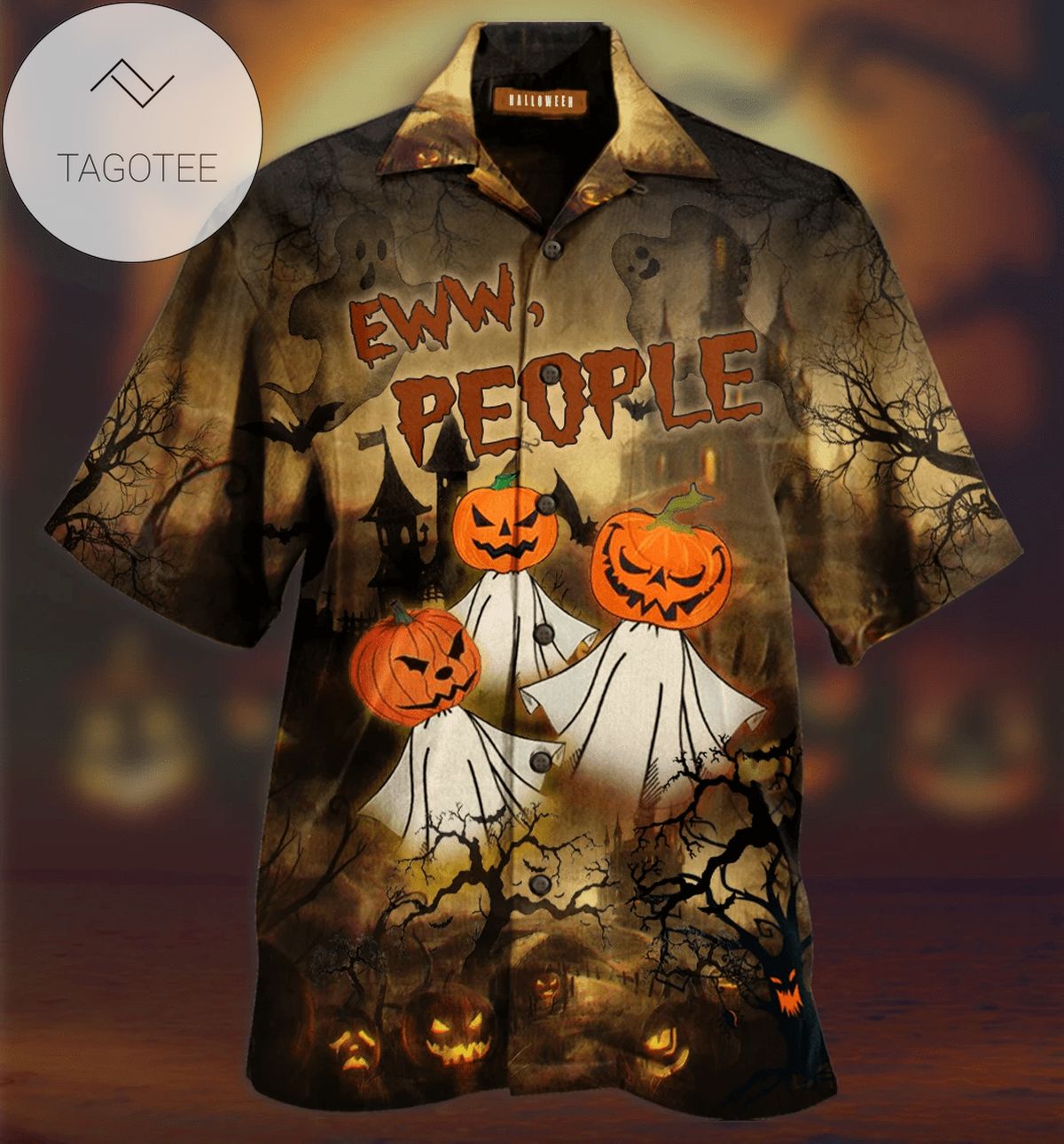 Hawaiian Aloha Shirts Halloween Darkness Is My Friend