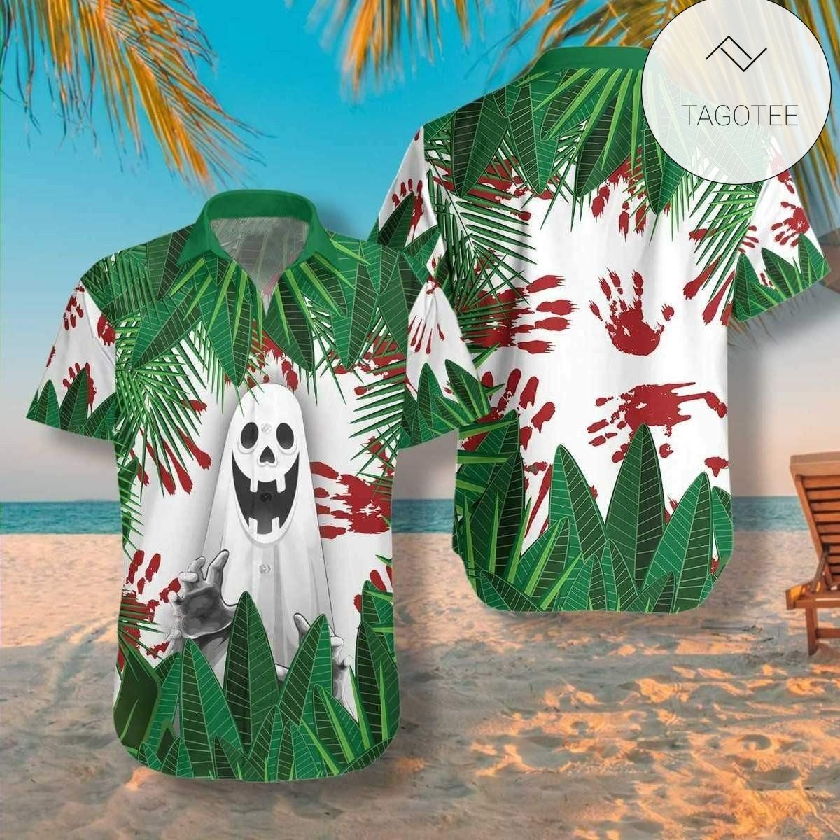 Hawaiian Aloha Shirts Halloween Firefighter