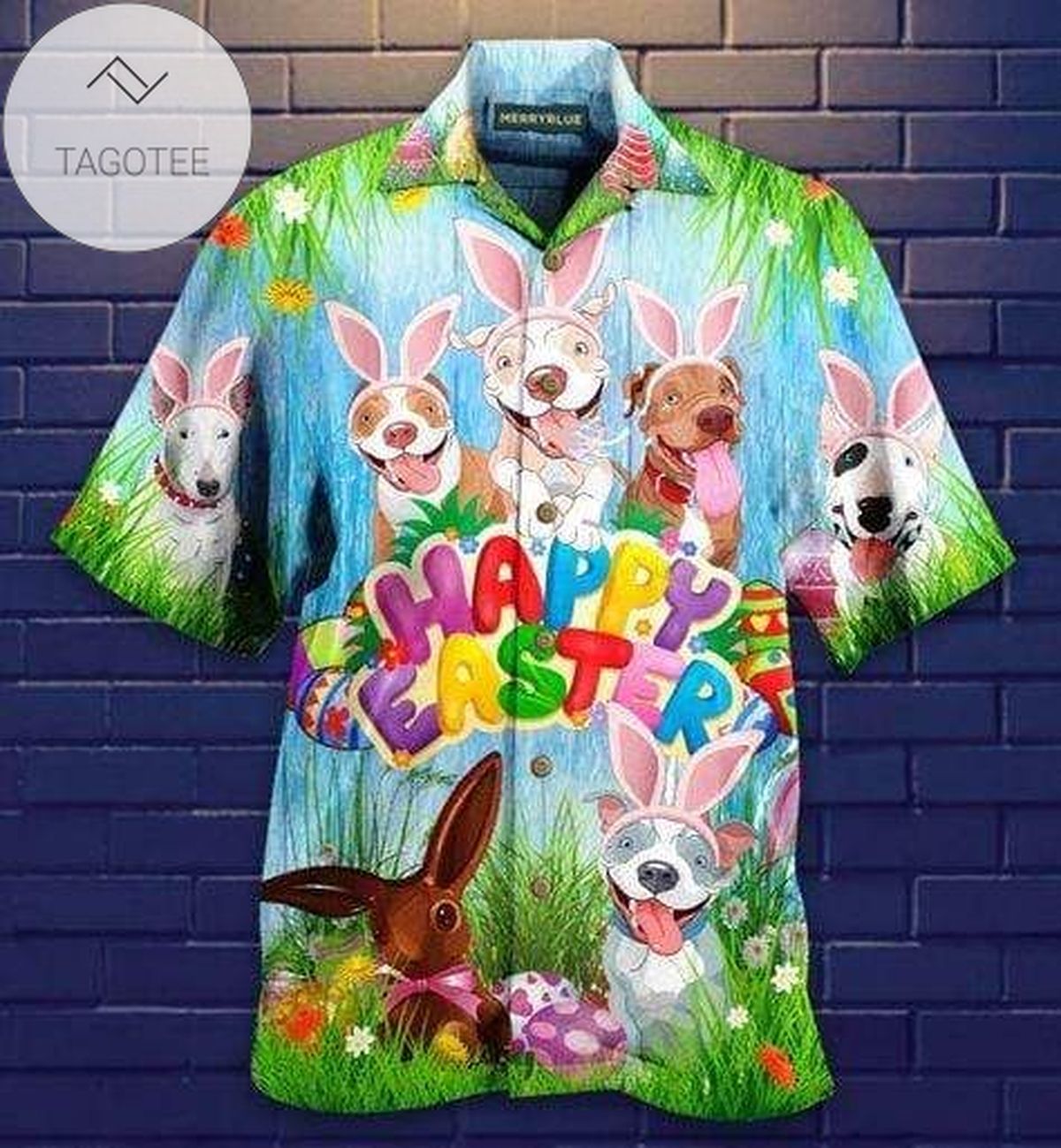 Hawaiian Aloha Shirts Happy Easter With Sweet Doughnuts