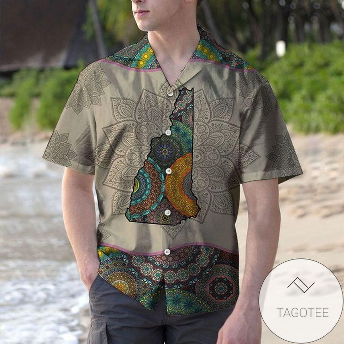 Hawaiian Aloha Shirts Lion Warrior