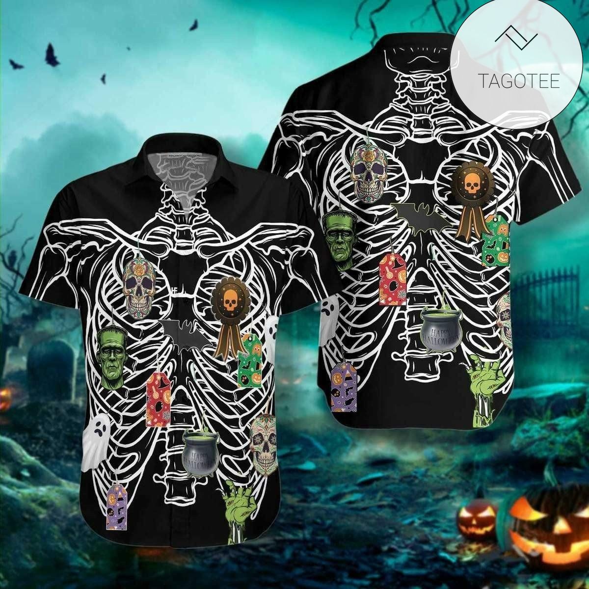 Hawaiian Aloha Shirts Skeleton Beach