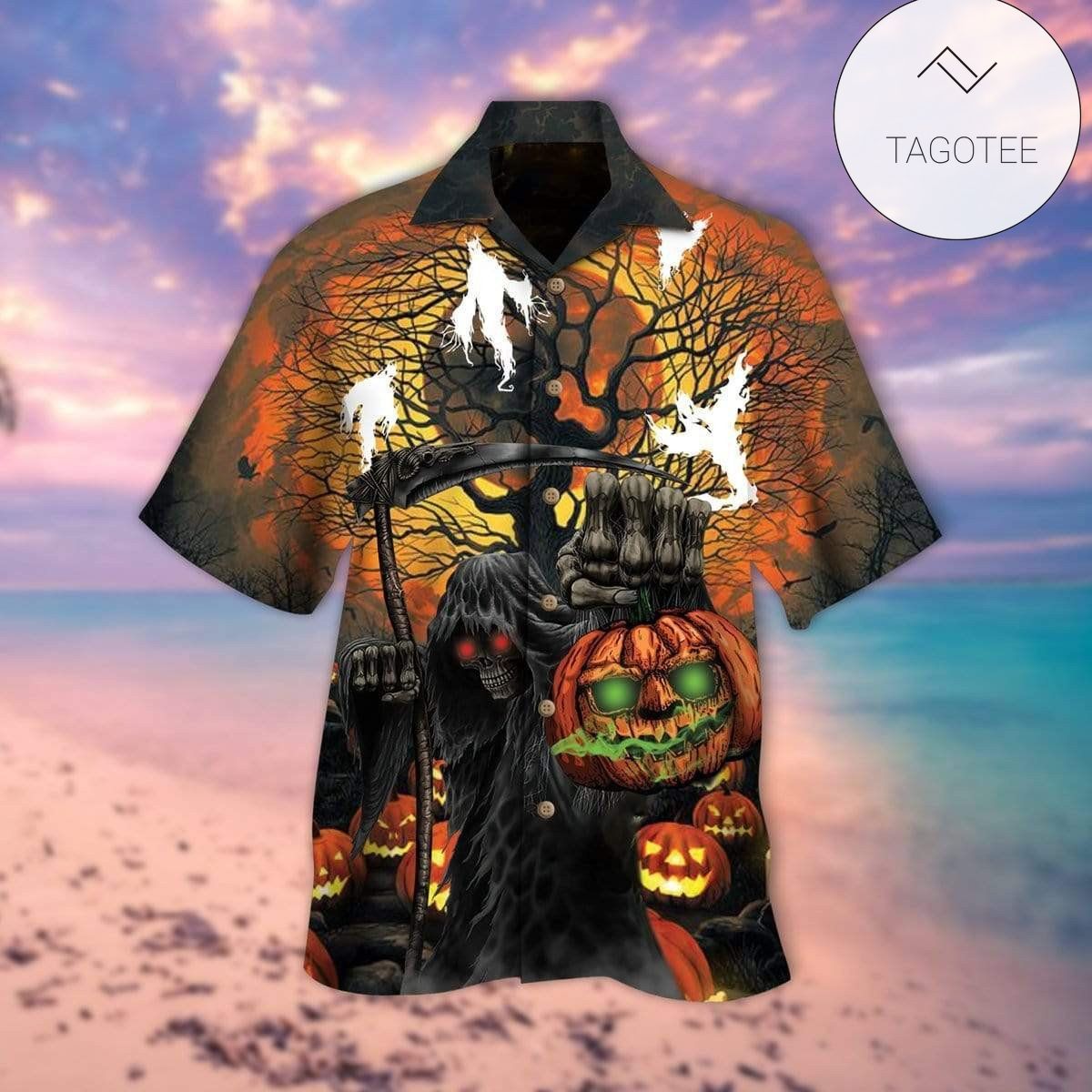 Hawaiian Aloha Shirts Skull Rose Five Finger Death Punch 1010l