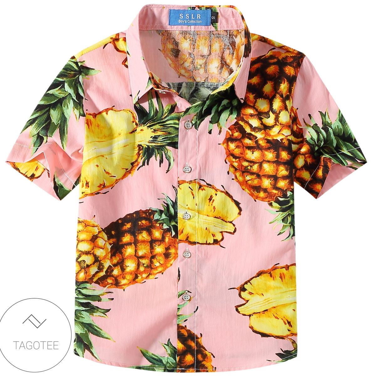 Hawaiian Island Creations Summer Short Sleeve Hawaiian Beach Shirt – Blue