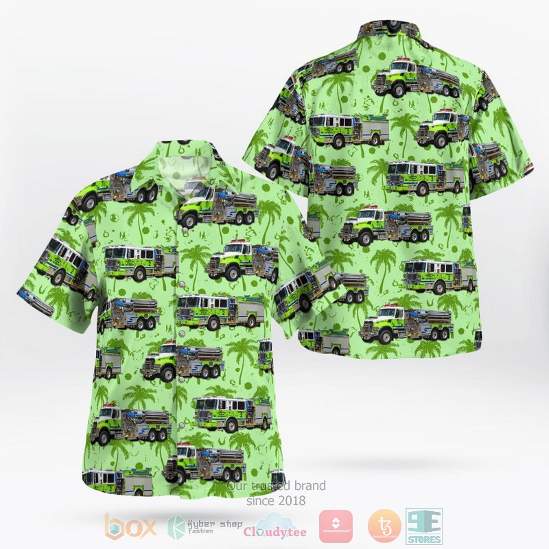 Hazelwood St. Louis County Missouri Hazelwood Fire Department Hawaiian Shirt