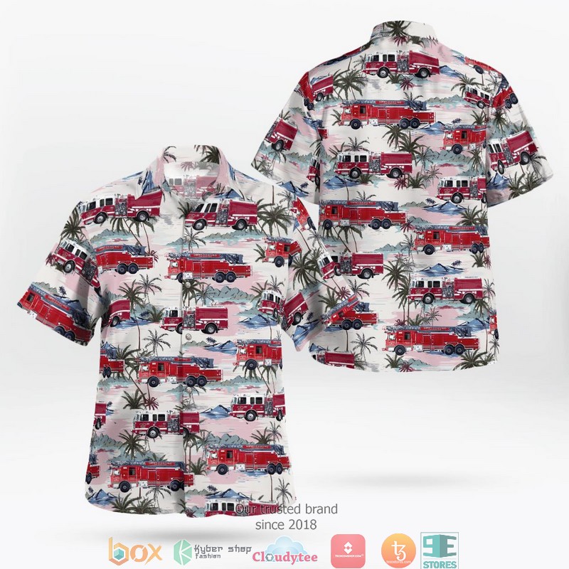 Health Care District of Palm Beach County AW169 EMS Helicopter Hawaiian Shirt