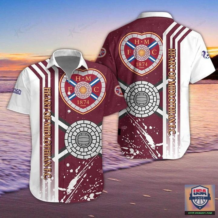 Heart of Midlothian FC Aloha Hawaiian Shirt And Short