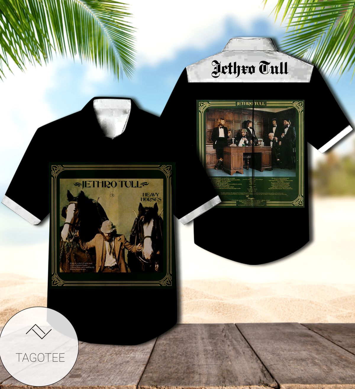 Heavy Horses Studio Album By Jethro Tull Hawaiian Shirt