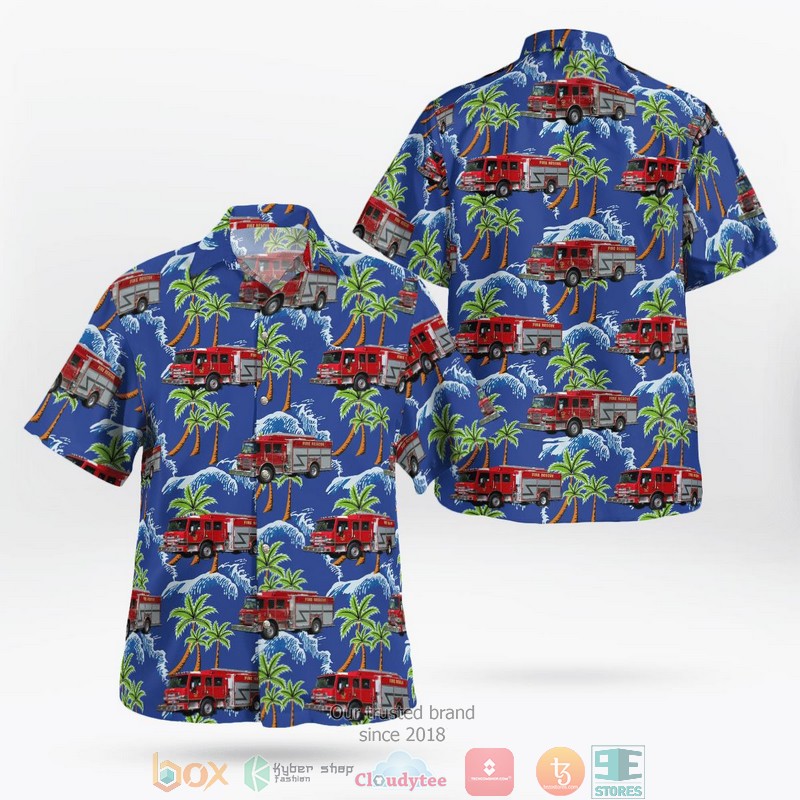 Hearne Texas Blackjack Volunteer Fire Department Robertson County Hawaiian Shirt