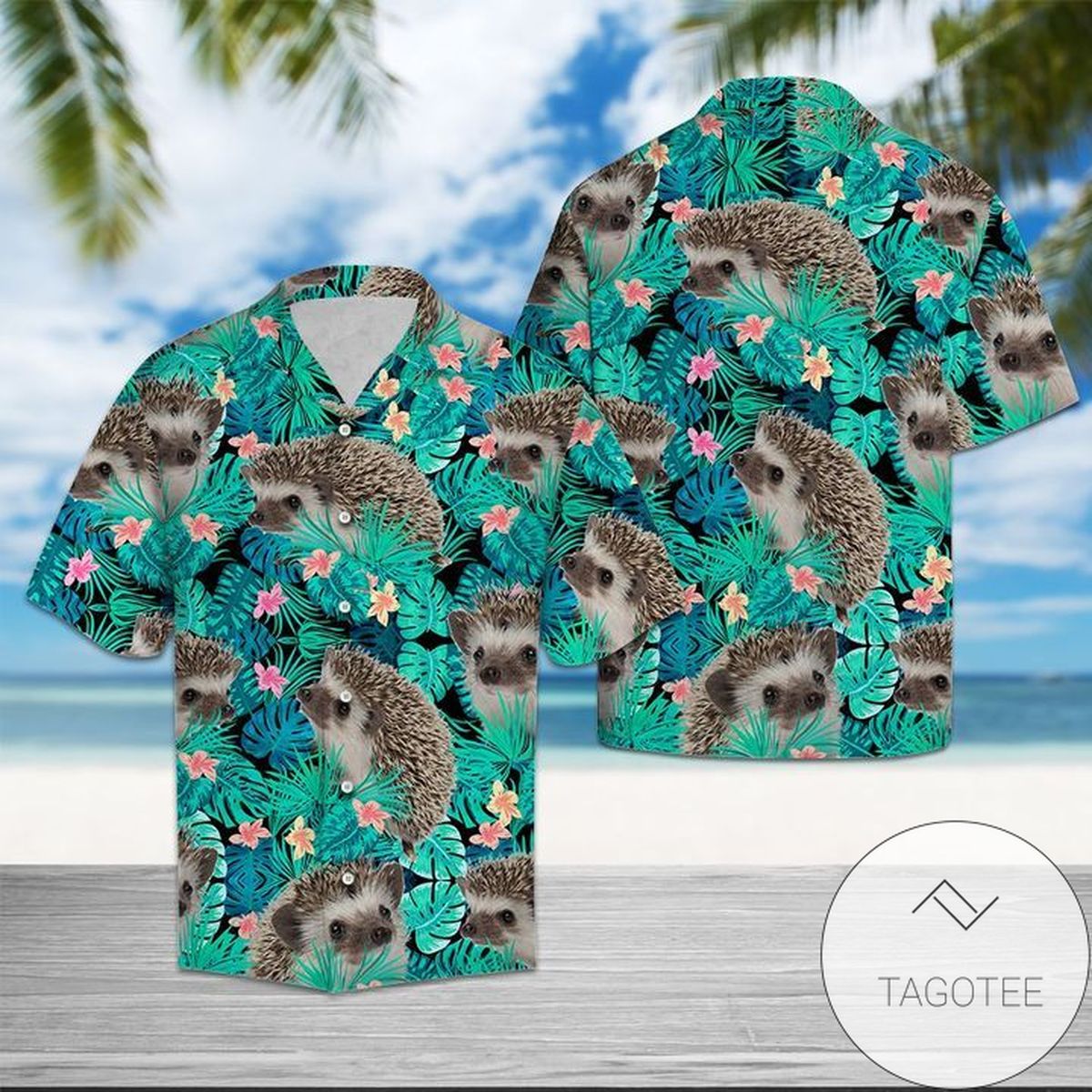 Hedgehog Shirt Hedgehog Hawaiian Shirt For Hedgehog Lovers