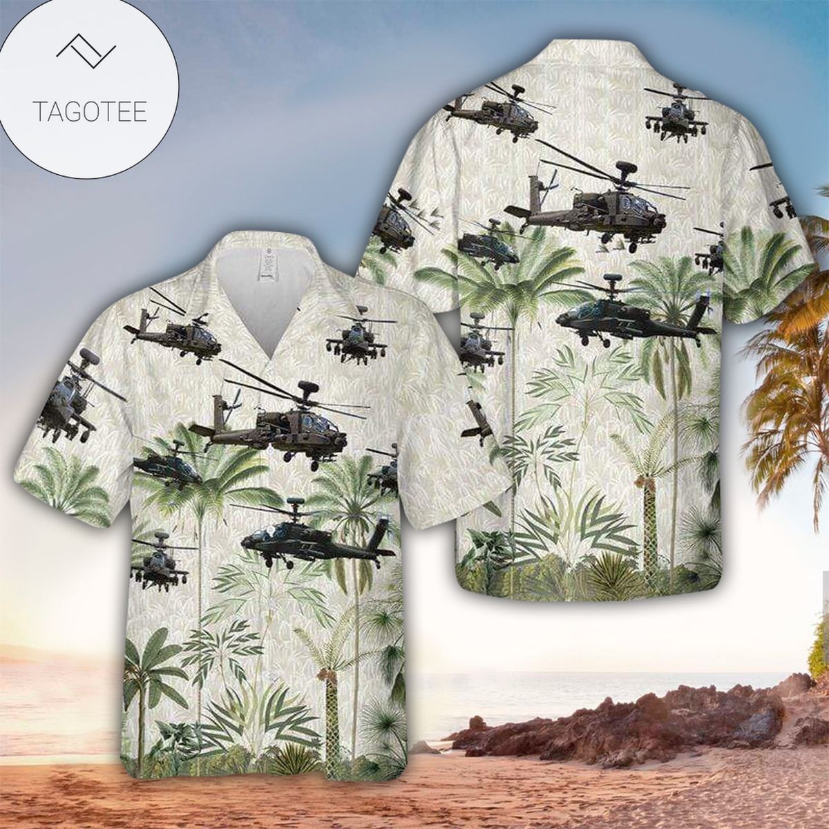 Helicopter Aloha Shirt Perfect Hawaiian Shirt For Helicopter Lover