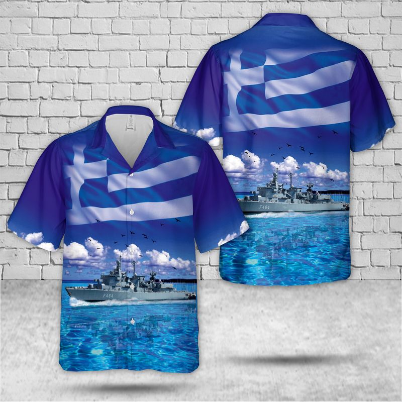 Hellenic Navy HS Prometheus A374 Independence Day Hawaiian Shirt