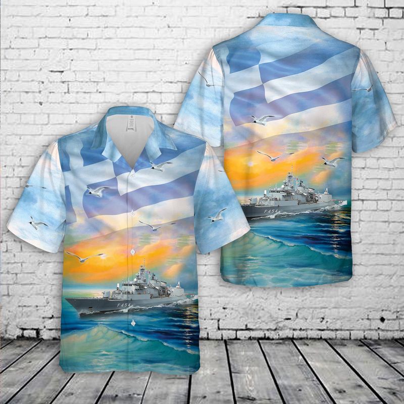 Hellenic Navy HS Prometheus A374 Independence Day Hawaiian Shirt