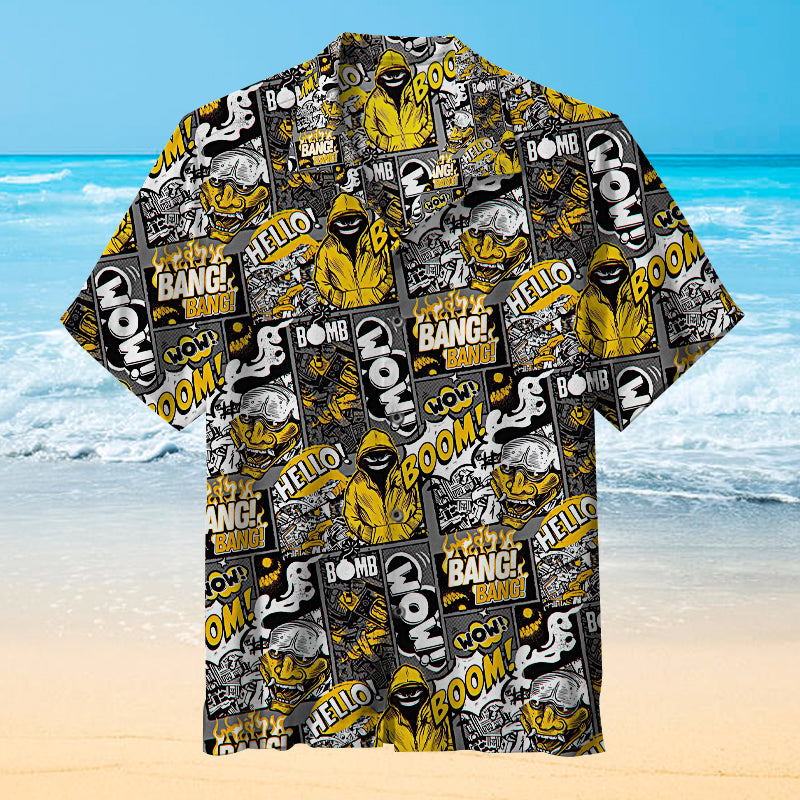 Hardy Boys Collage Hawaiian Shirt