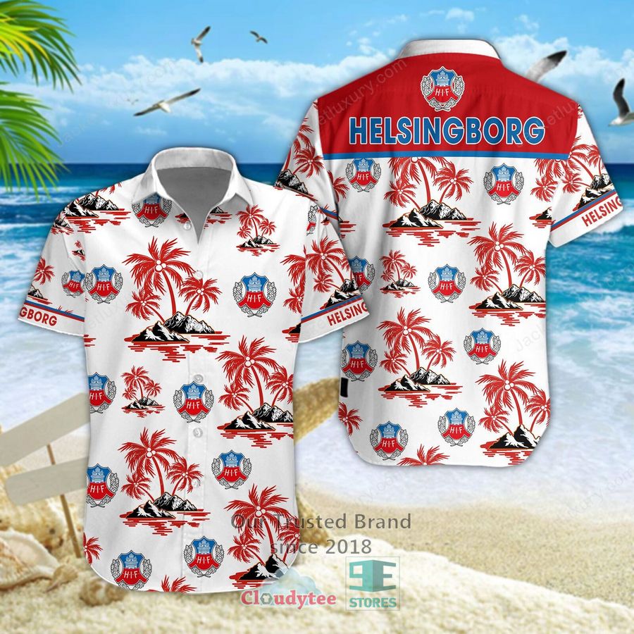 Heart Band Hawaiian Shirt, Shorts