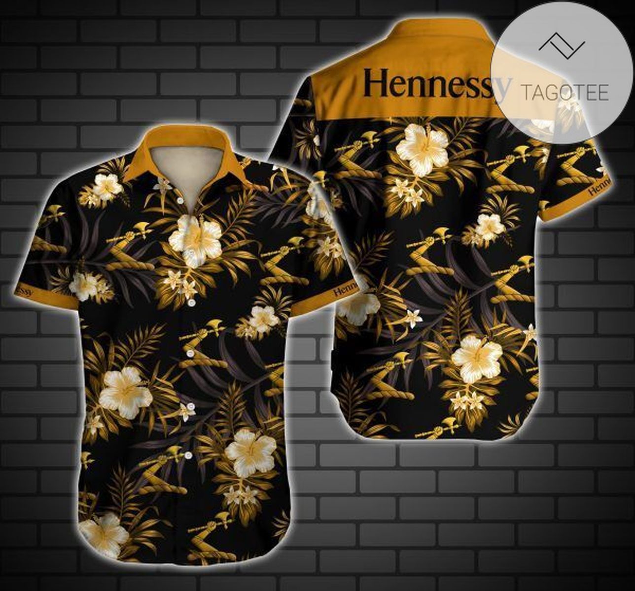 Hennessy Gognac Hawaiian Shirt