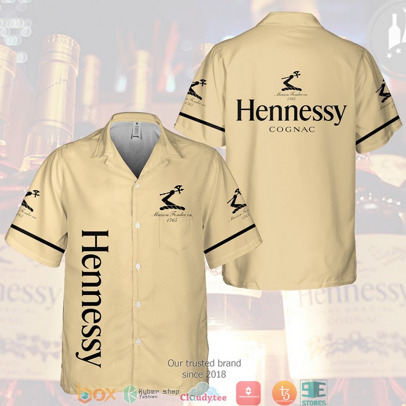 Hennessy Cognac Apricot Hawaiian shirt