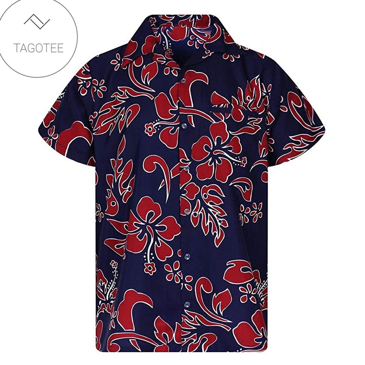 Hibiscus Hawaiian Shirt Hibiscus Button Up Shirt