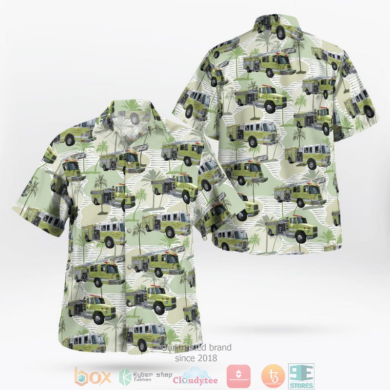 Higginsport Fire & EMS Higginsport Ohio Hawaiian Shirt