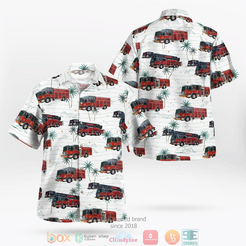 Highlands County EMS Hawaiian Shirt