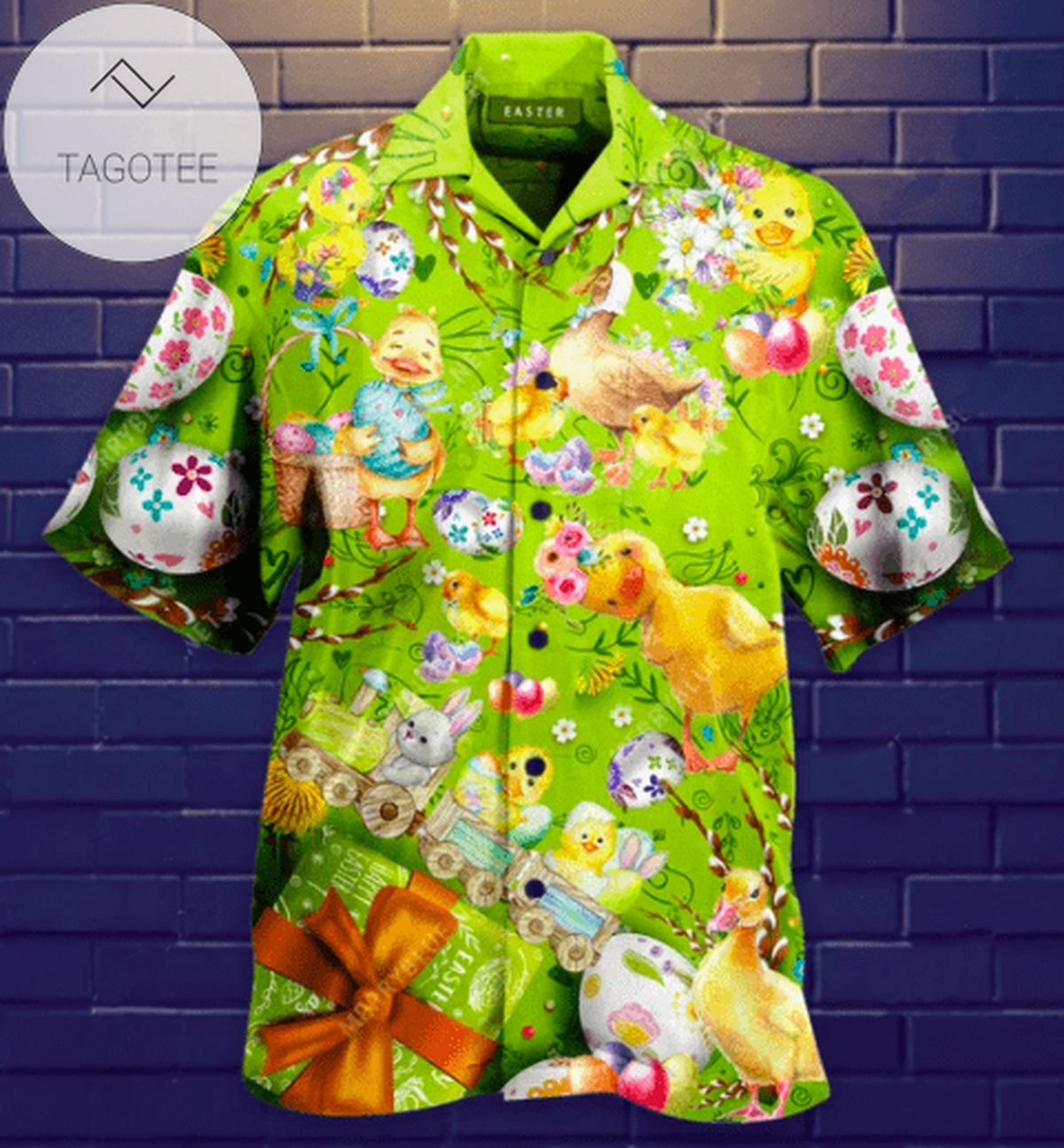 High Quality Easter Day Bunny Egg So Cute Hawaiian Aloha Shirts V