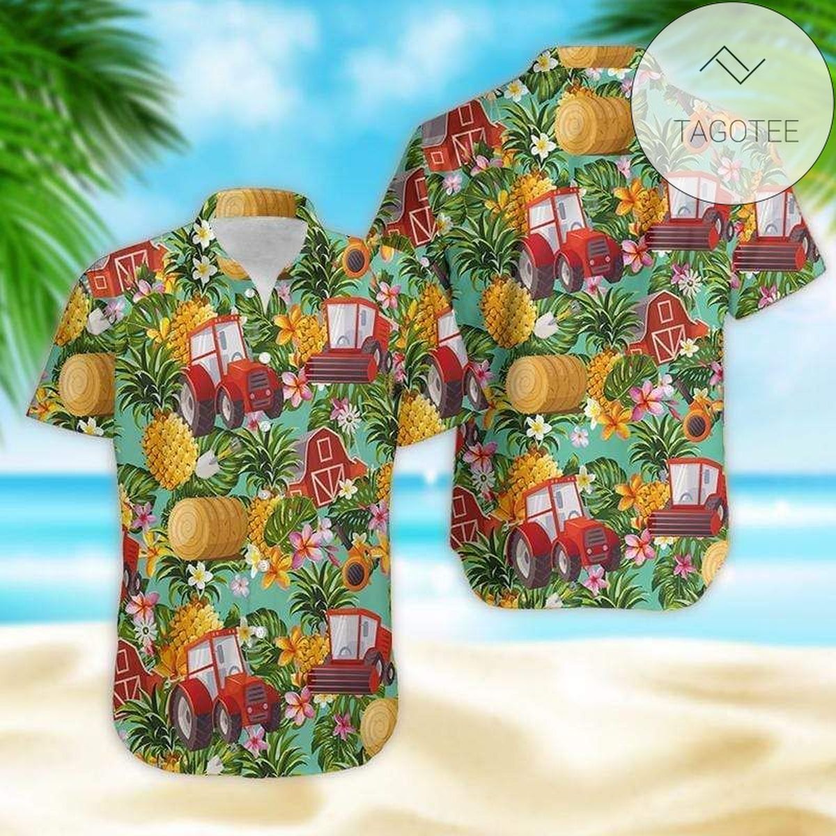 High Quality Elephant Tropical Full Hawaiian Shirts Dh