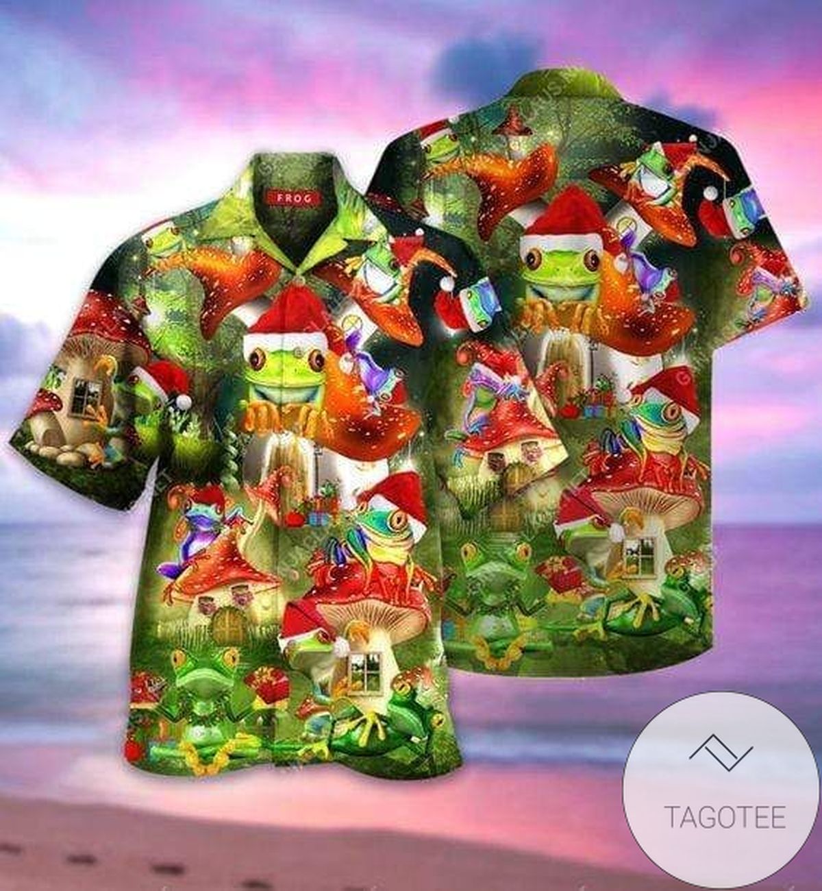 High Quality Hawaiian Aloha Shirts Amazing Christmas Lizard