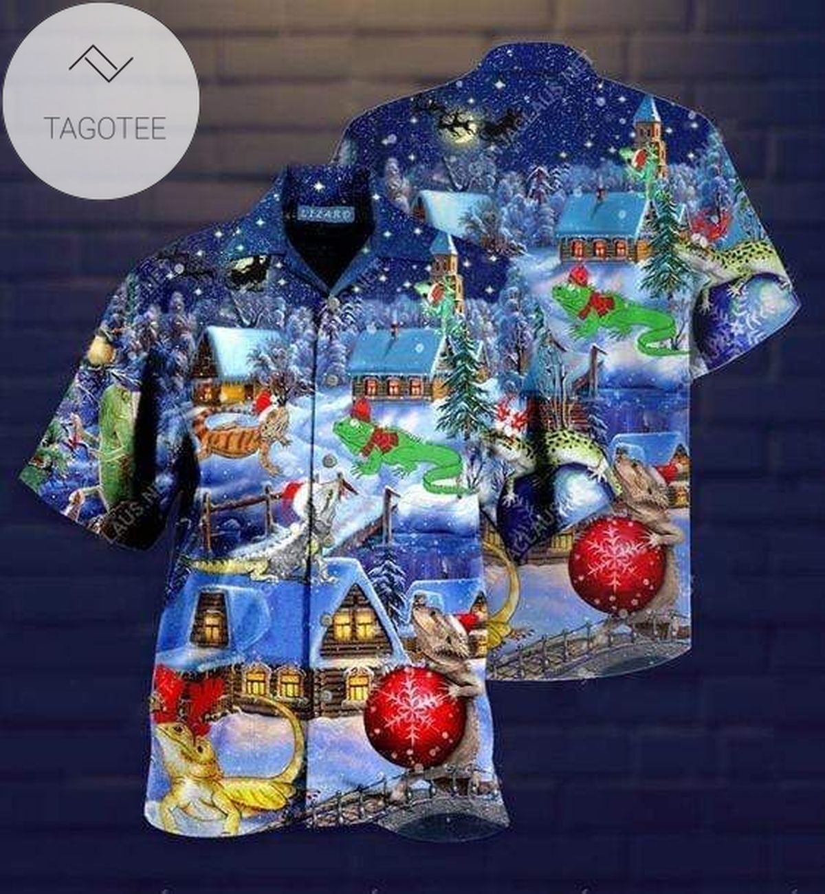 High Quality Hawaiian Aloha Shirts Amazing Christmas Frog Light