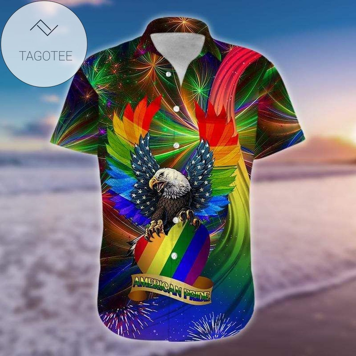 High Quality Hawaiian Aloha Shirts Lion Jesus Cross