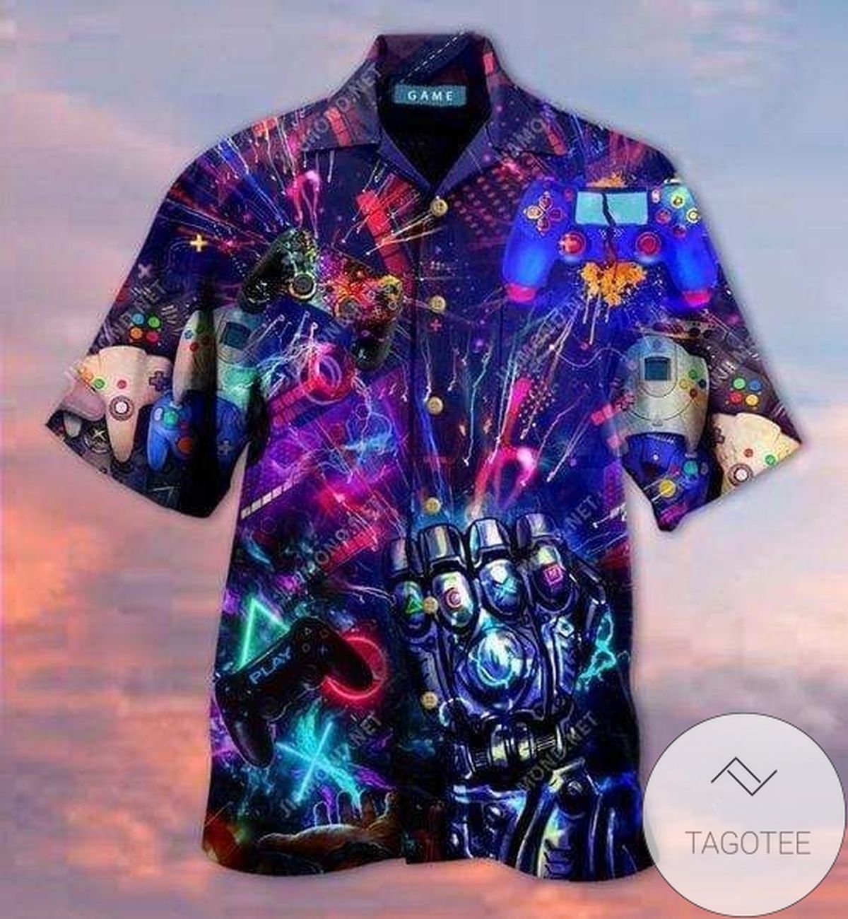 High Quality Hawaiian Aloha Shirts Wings Guitar Lovers