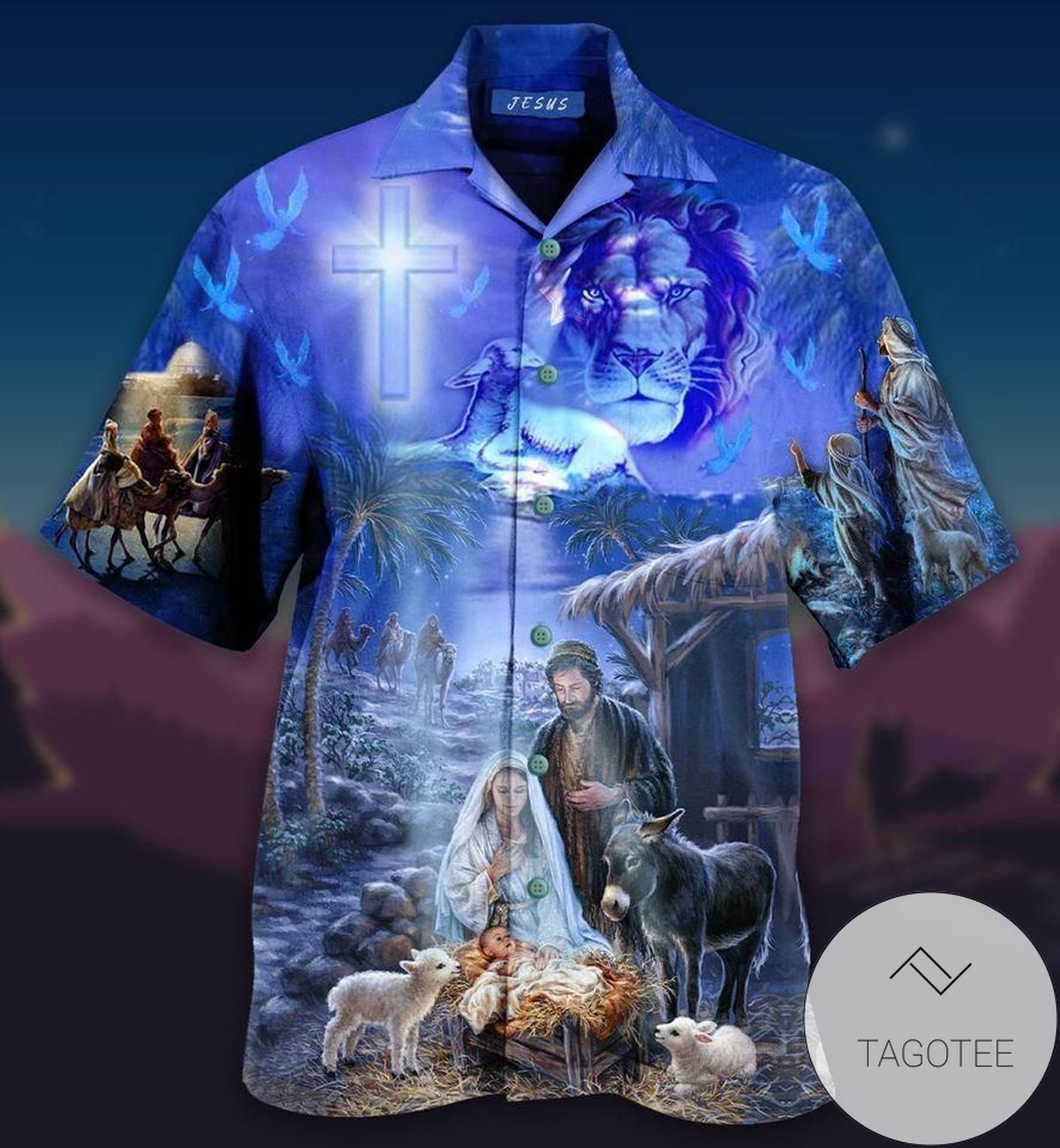 High Quality Jesus Surfing Summer Tropical 2022 Authentic Hawaiian Shirts