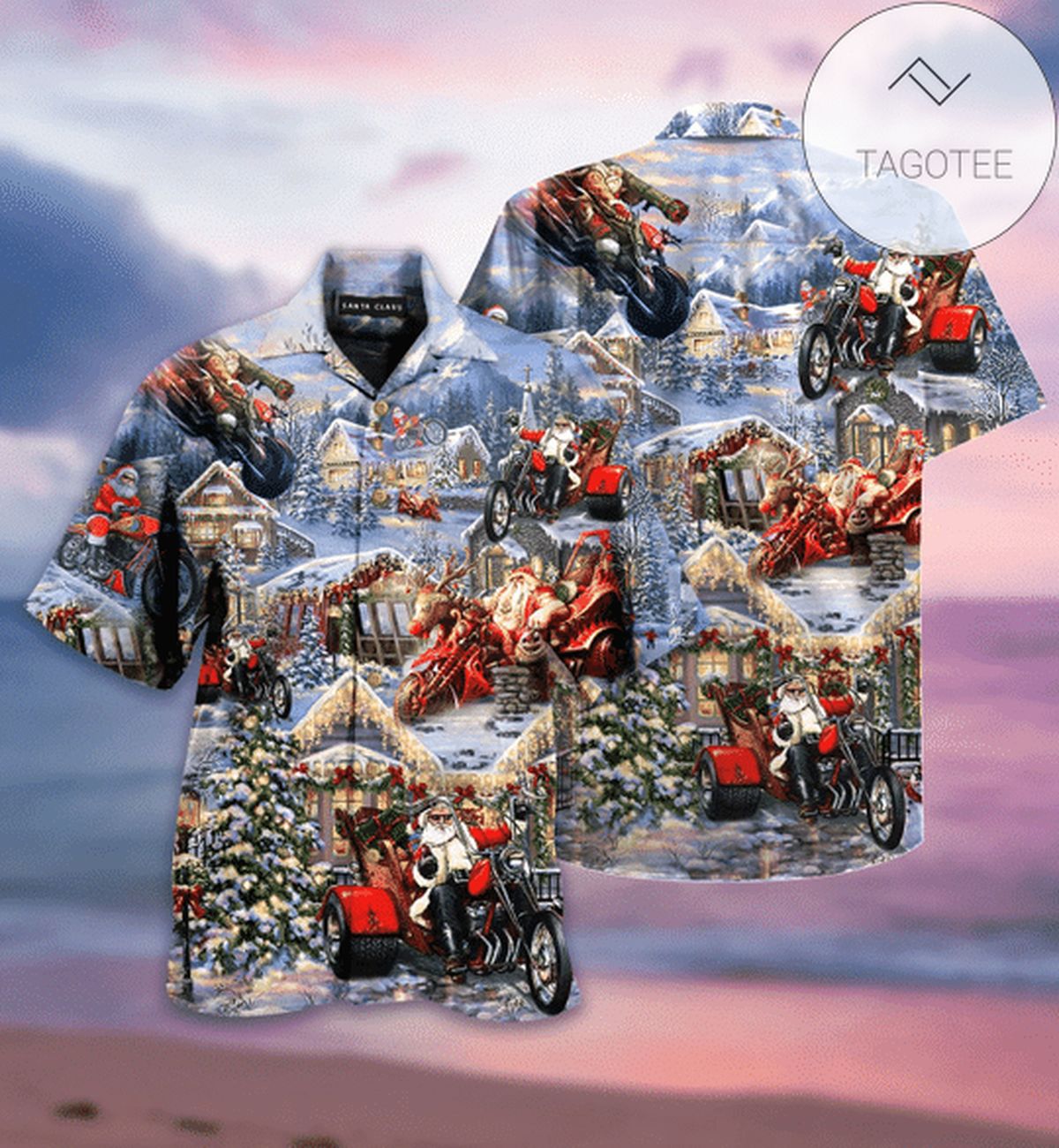 High Quality Santa Claus Robot 2022 Authentic Hawaiian Aloha Shirts