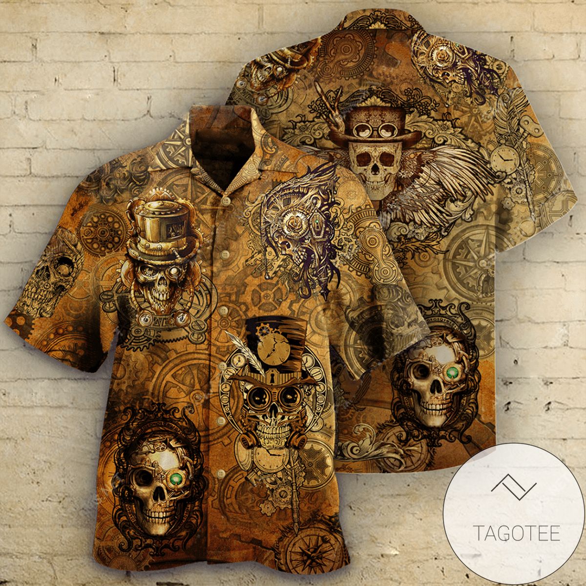 High Quality Skull Rose Skull Fire 3d All Over Hawaiian Shirt