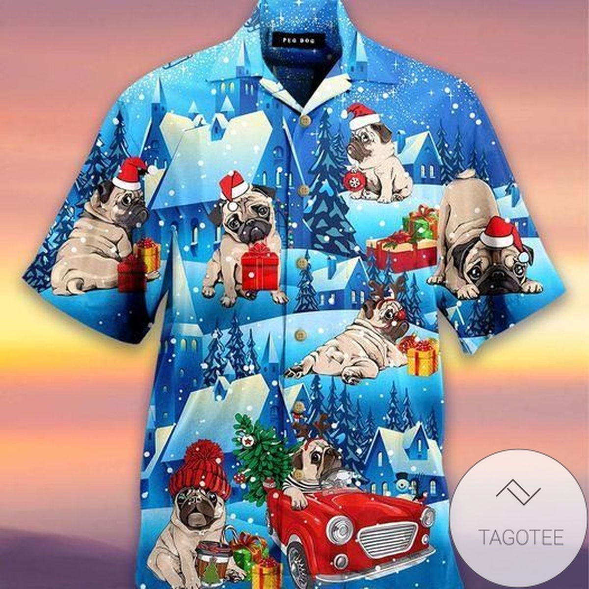 High Quality Snow Man Cute Christmas Santa Claus Funny Hawaiian Aloha Shirts V