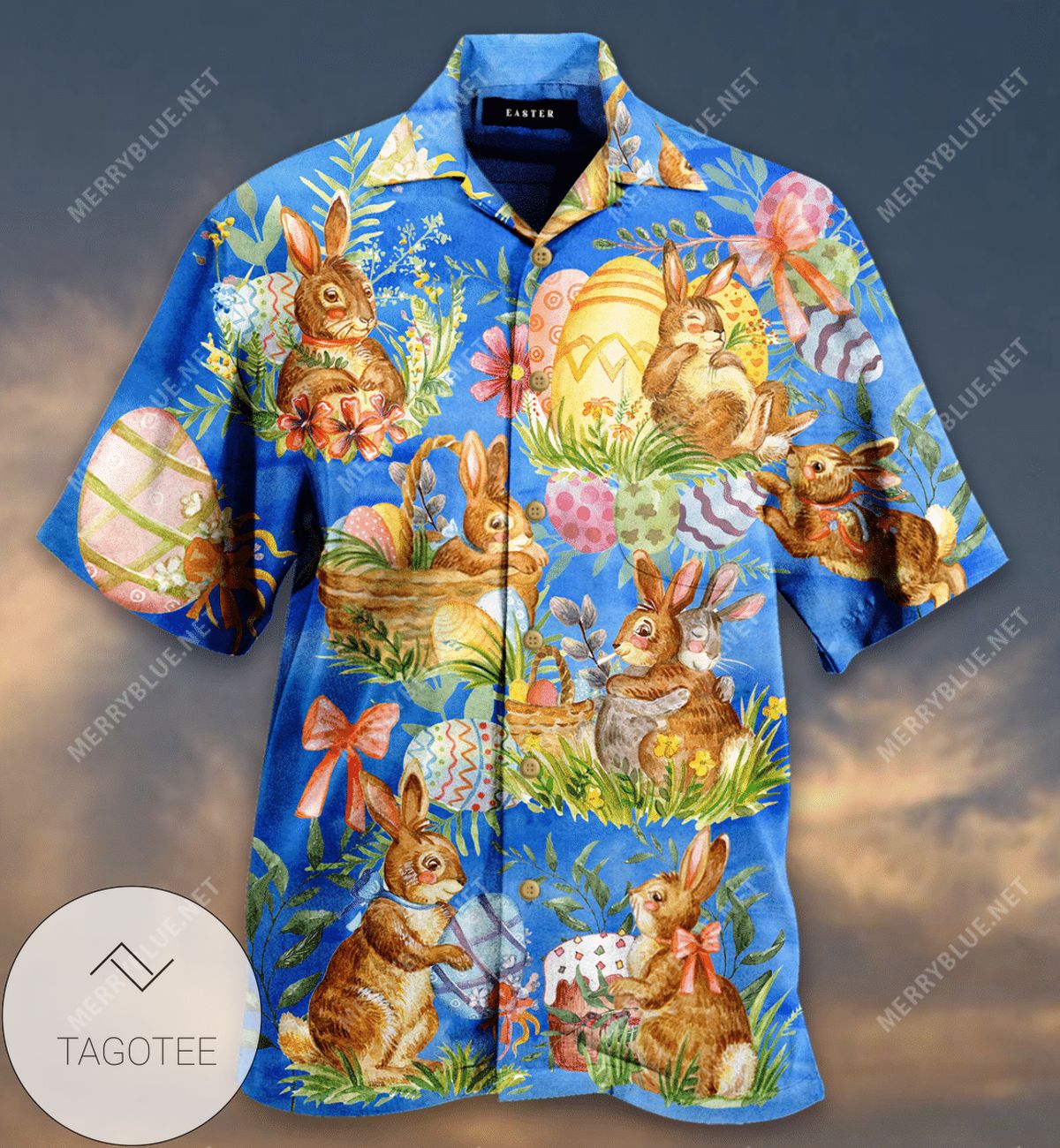 High Quality Tie-dye Psychedelic Hippie Cat Hawaiian Aloha Shirts Dh