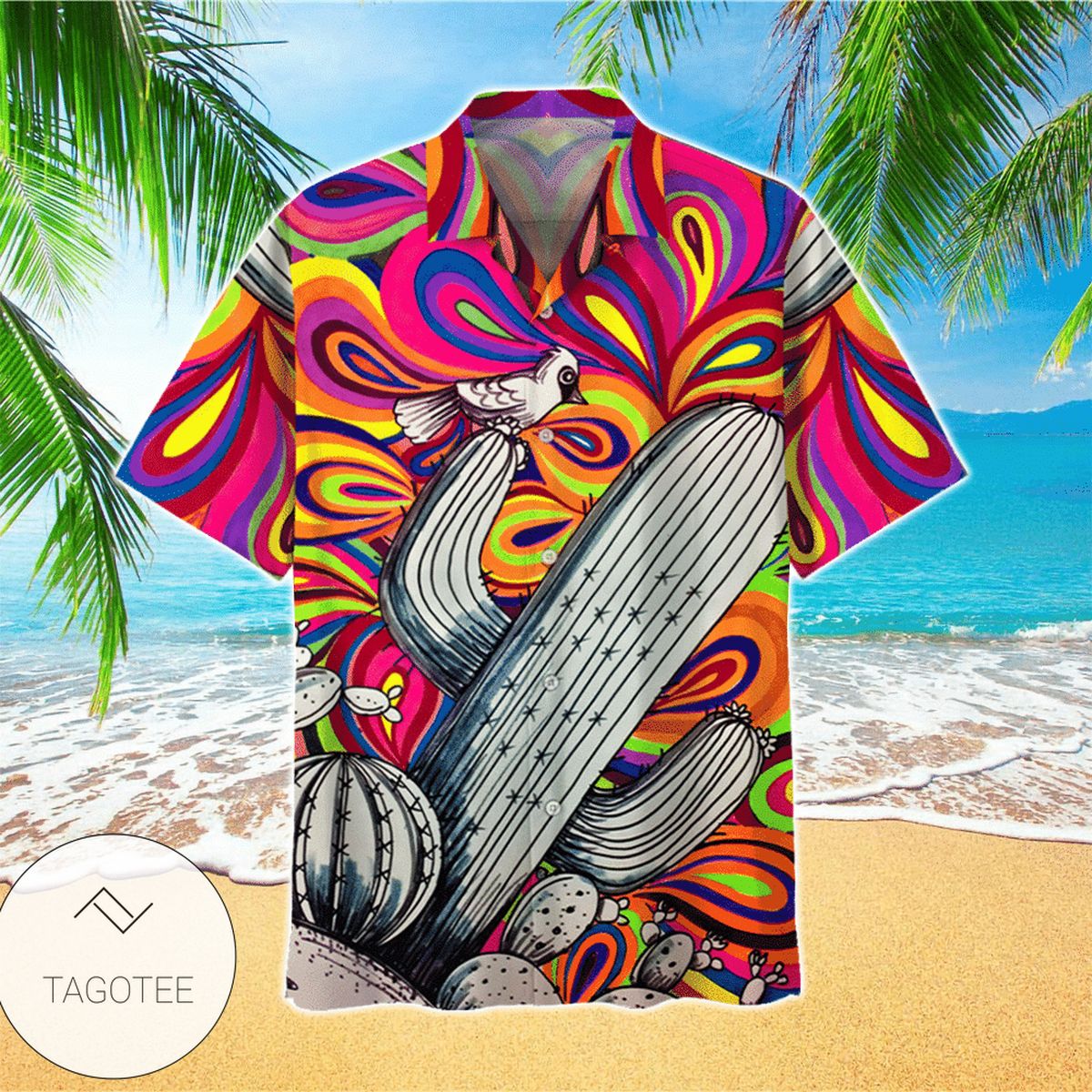 Hippie Alien Hawaiian Shirt