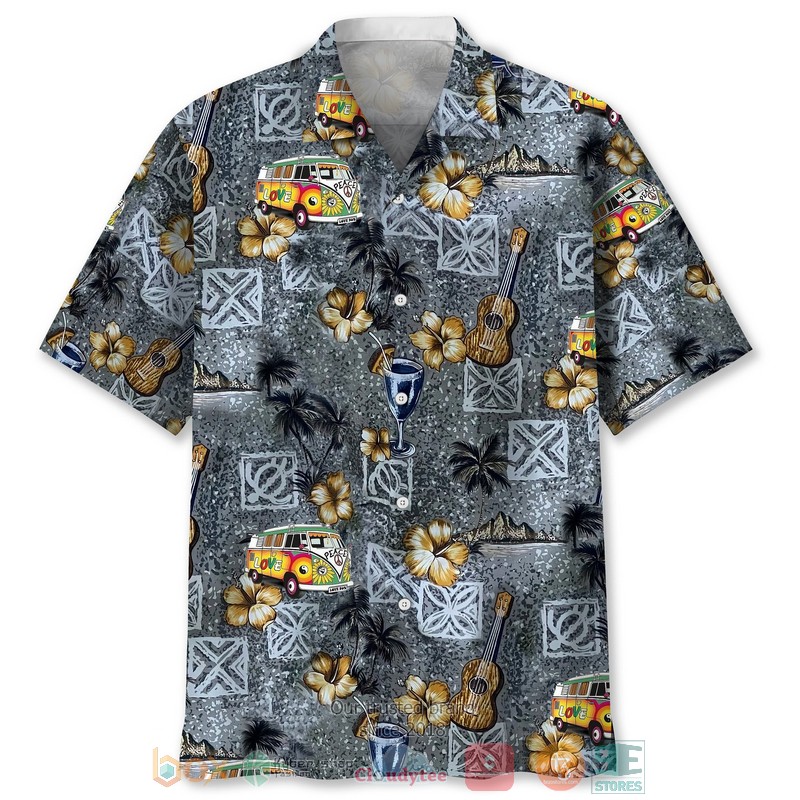 Hippie Beach Hawaiian Shirt