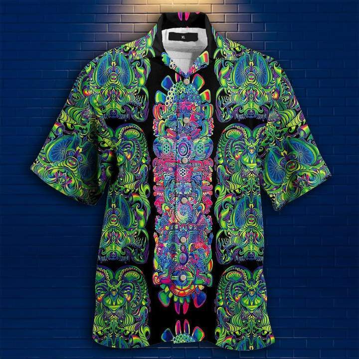 Hippie Hawaiian Shirt For Men Women