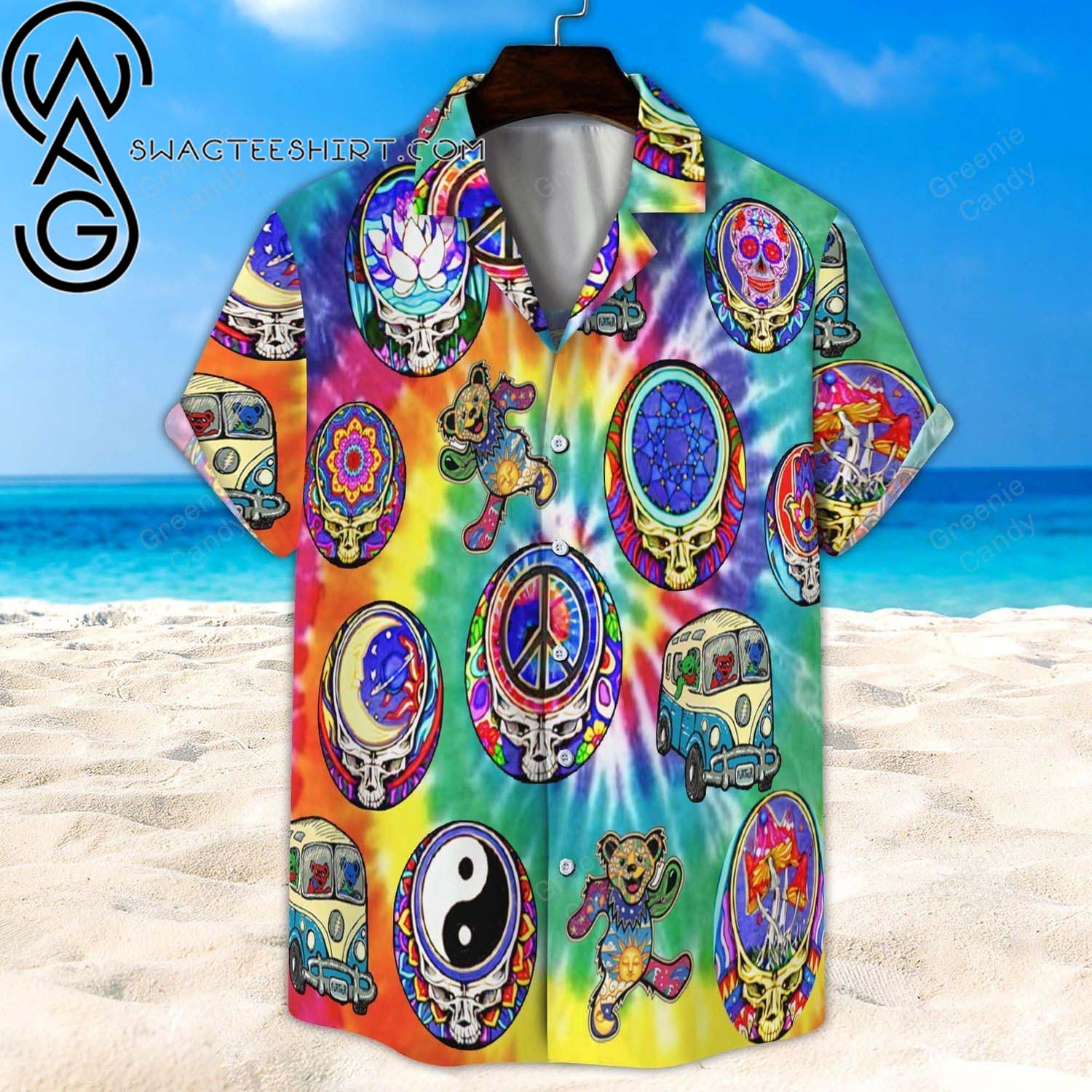 Hippie African All Over Print Hawaiian Shirt And Beach Shorts