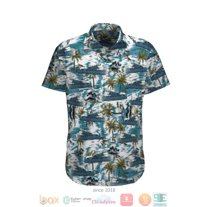 HMAS Brisbane DDG 41 Royal Australian Navy Hawaiian Shirt