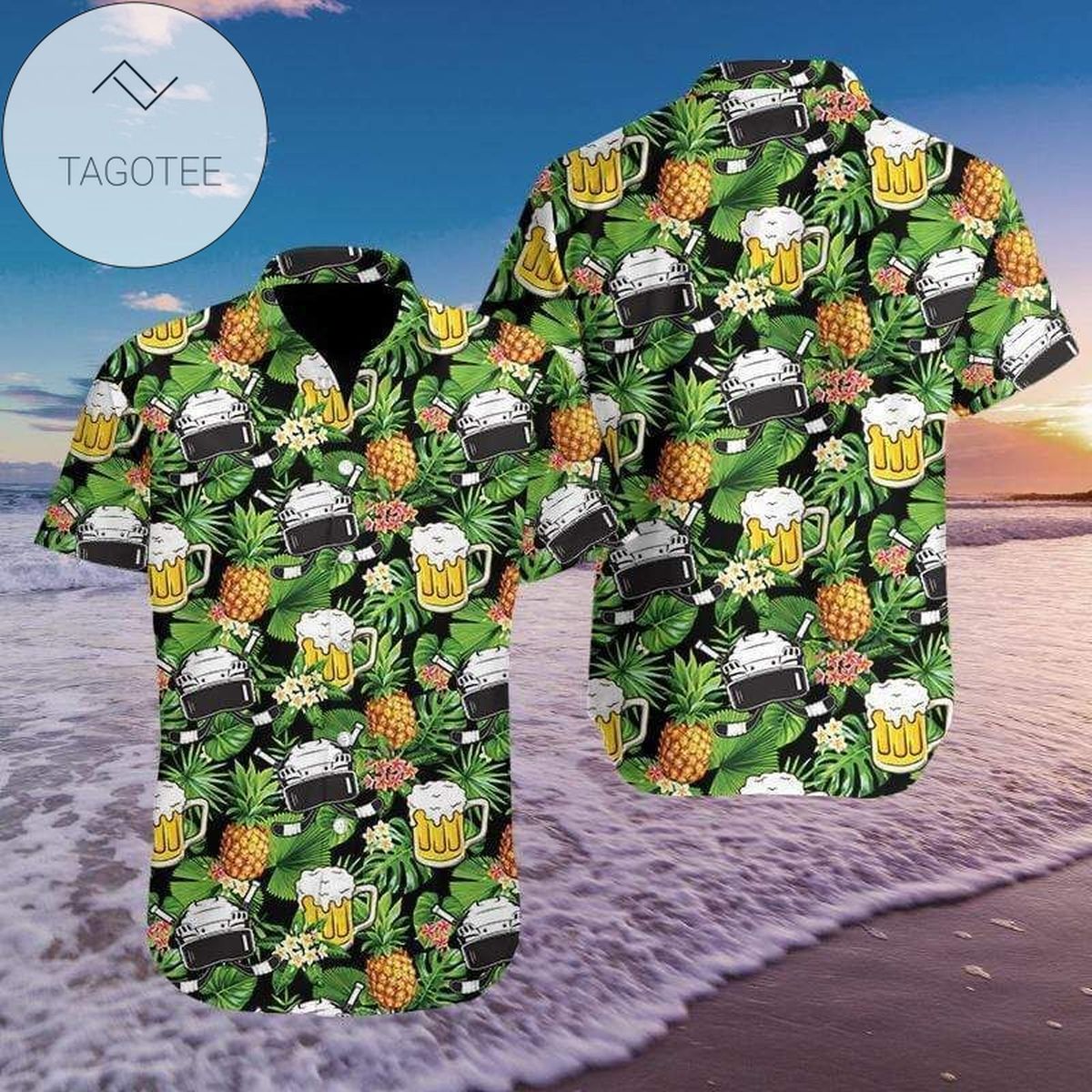 Hockey Aloha Shirt Hawaiian Shirt For Hockey Lovers