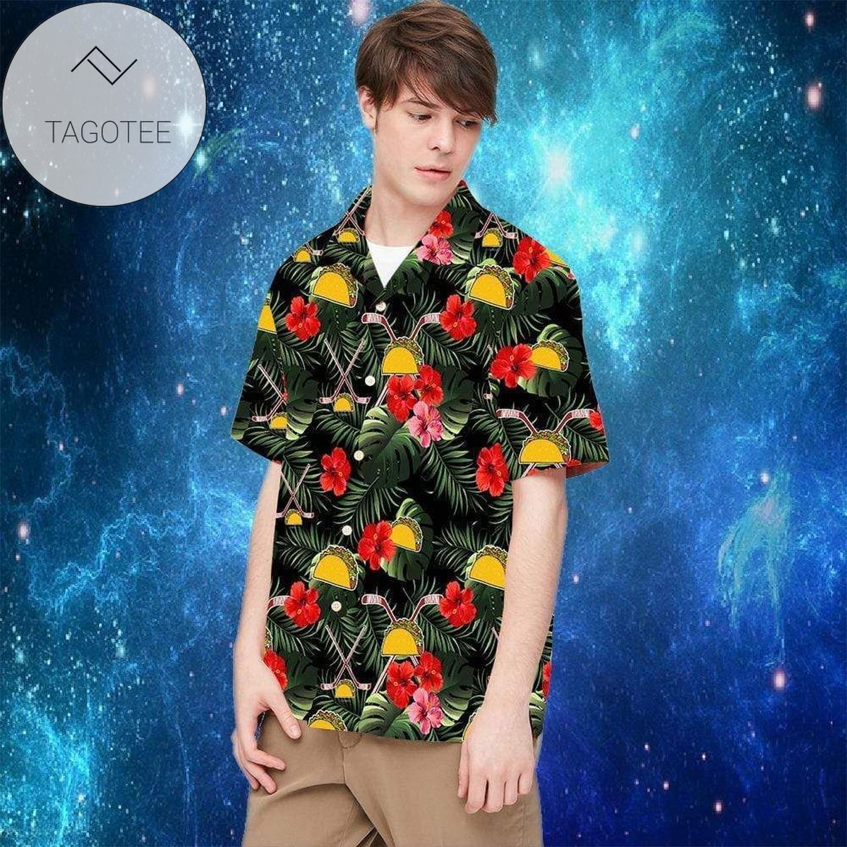 Hockey Game Strong Summer Vibe Hawaiian Aloha Shirts