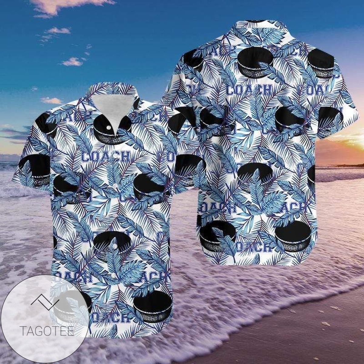 Hockey Game Strong Summer Vibe Hawaiian Aloha Shirts