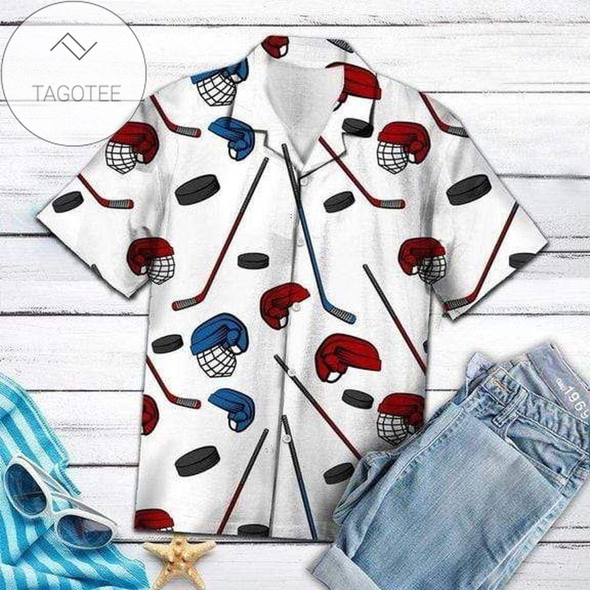 Hockey Hawaiian Shirt Hockey Lover Gifts