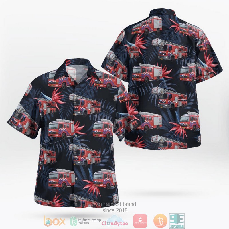 Hollywood Volunteer Fire Department Hawaiian Shirt