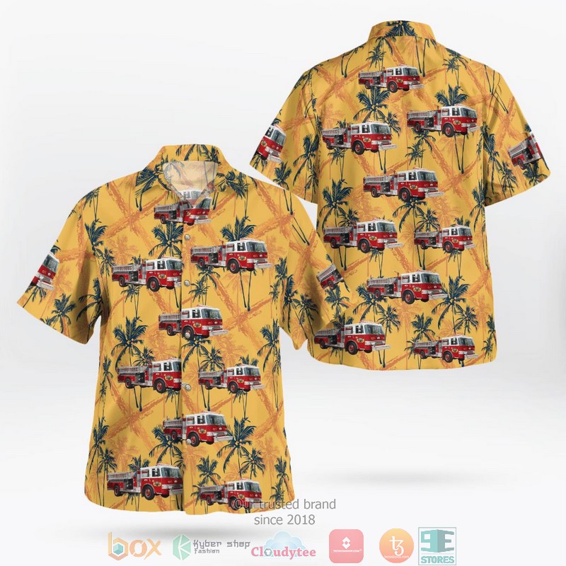 Hollywood Volunteer Fire Department Hawaiian Shirt