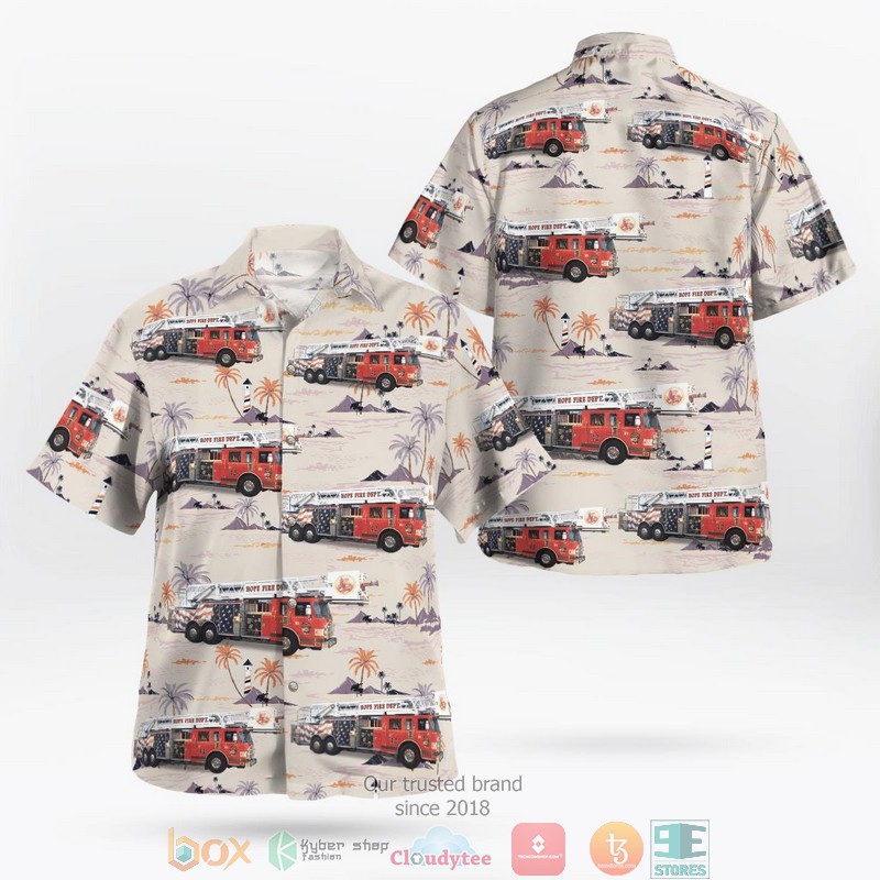 Hopewell Junction New York Hopewell Hose Company 1 Aloha Shirt