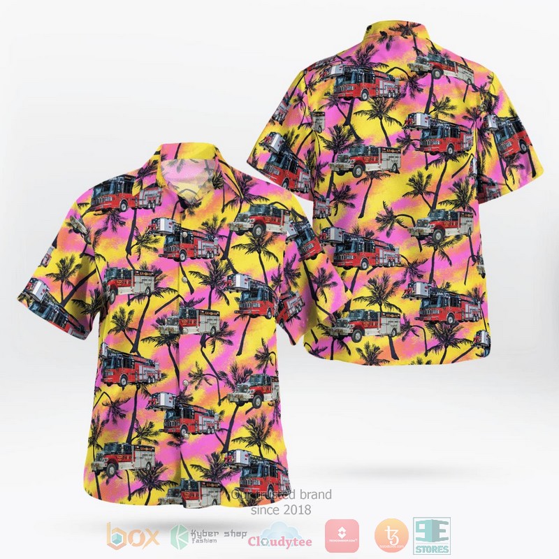 Hopkins County EMS AMBUS Hawaiian Shirt