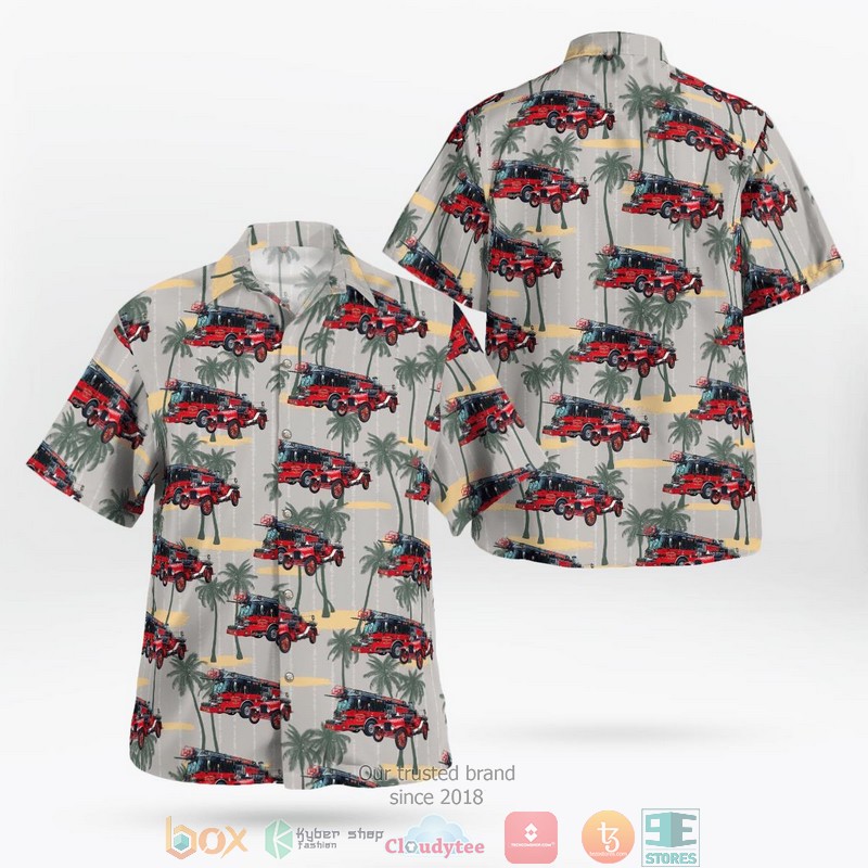 Hope Volunteer Fire Department Indiana Hawaiian Shirt